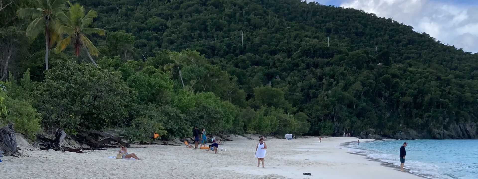 Ferry boat arriving at St. John from St. Thomas