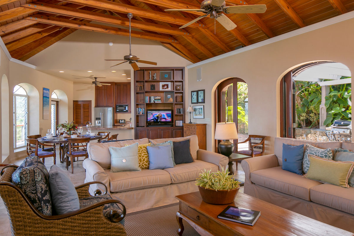 Mango Bay master bedroom suite with island views
