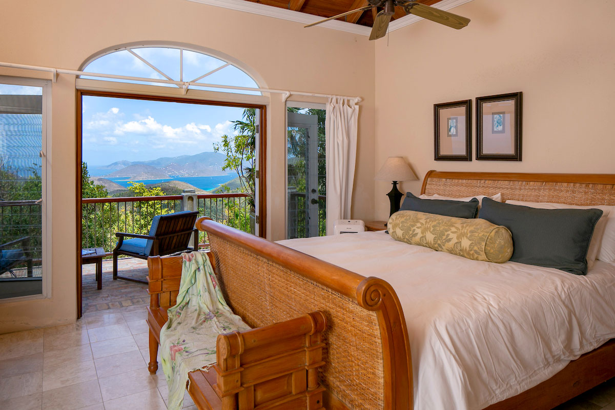 Mango Bay dining room with Caribbean sea views