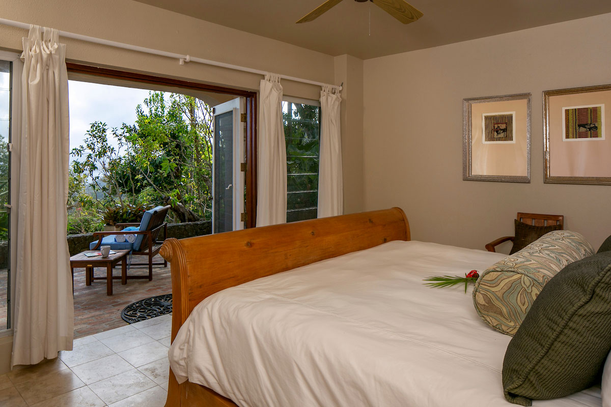 Mango Bay staircase and villa architecture
