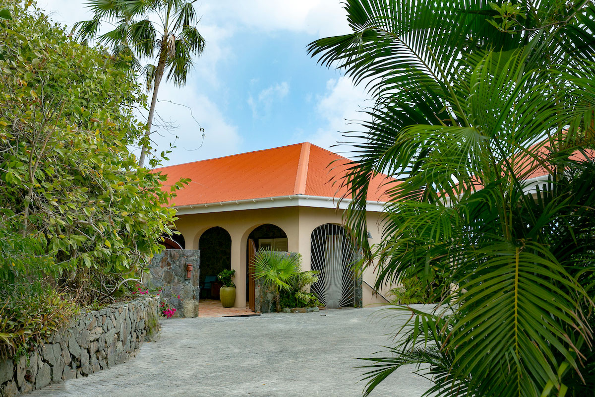 Mango Bay sunset terrace with panoramic views