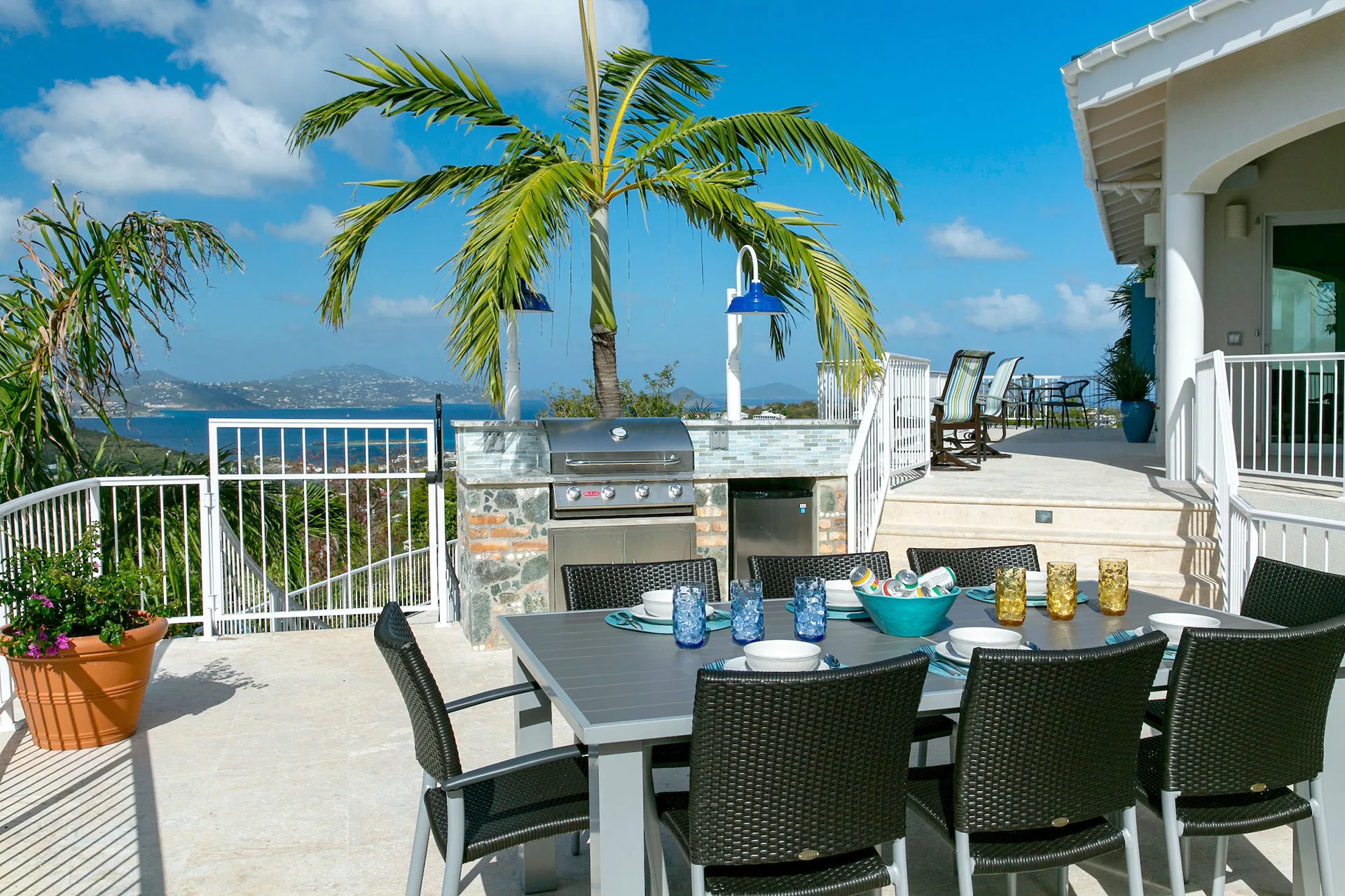 Sea Forever master bedroom suite with island views