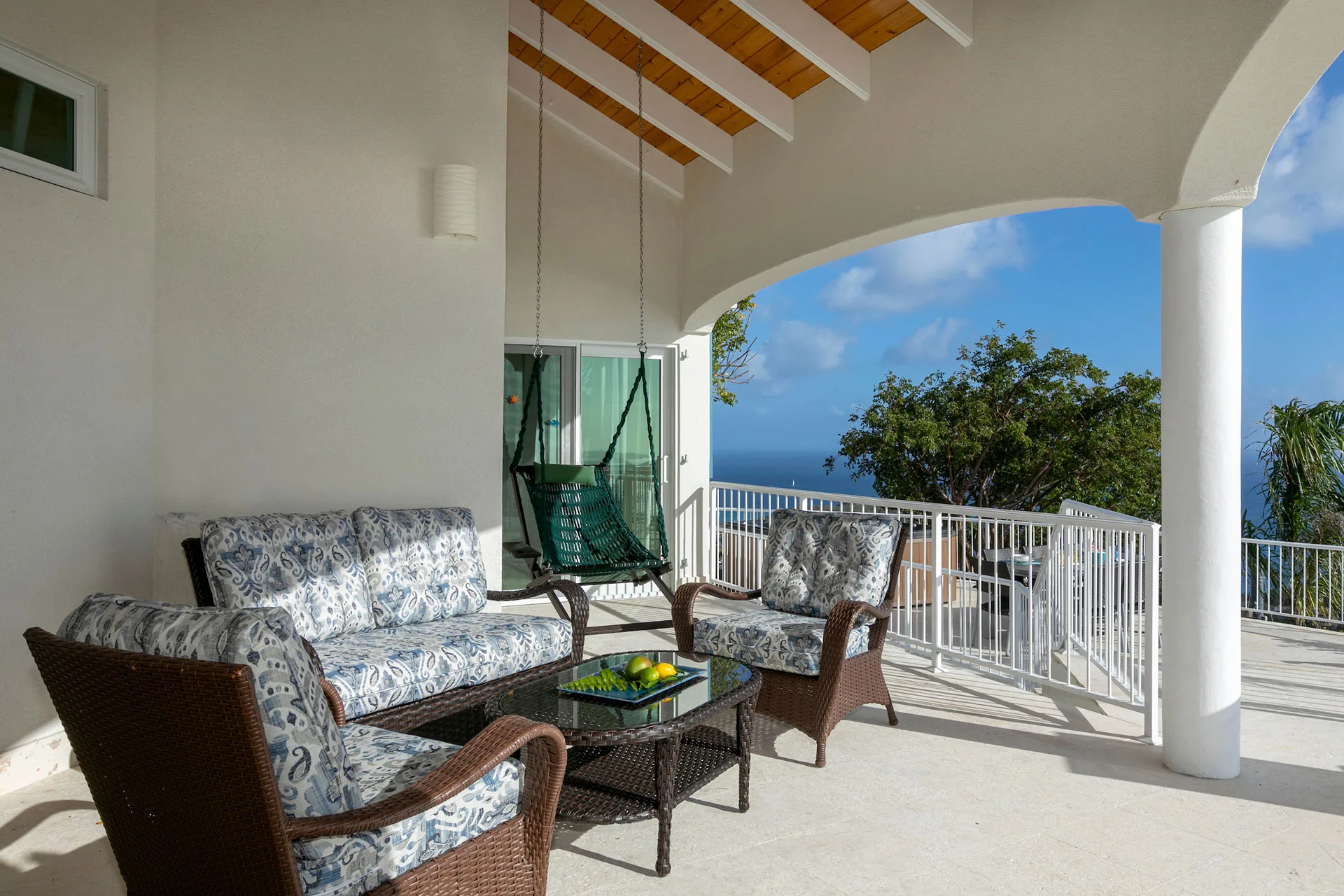 Sea Forever outdoor lounge and garden area