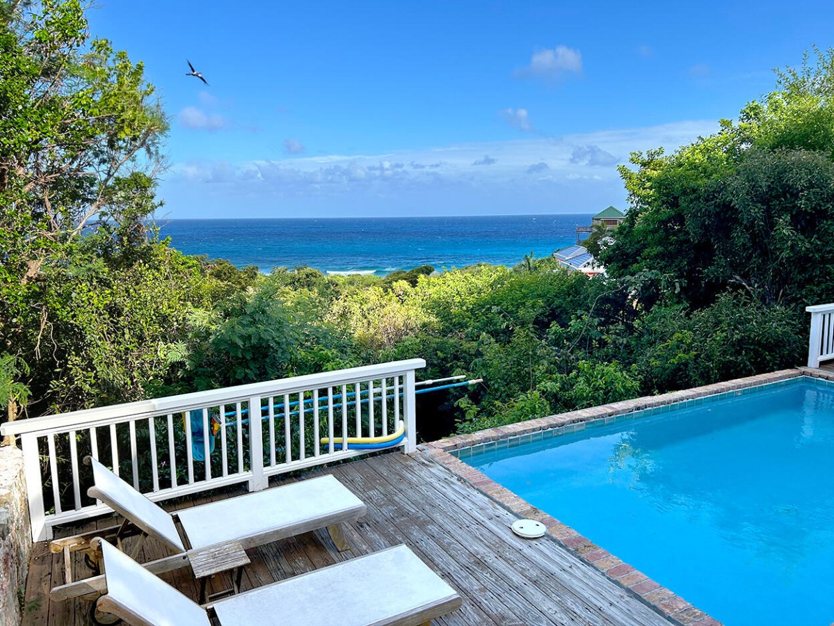 Surfside sunset terrace with panoramic views